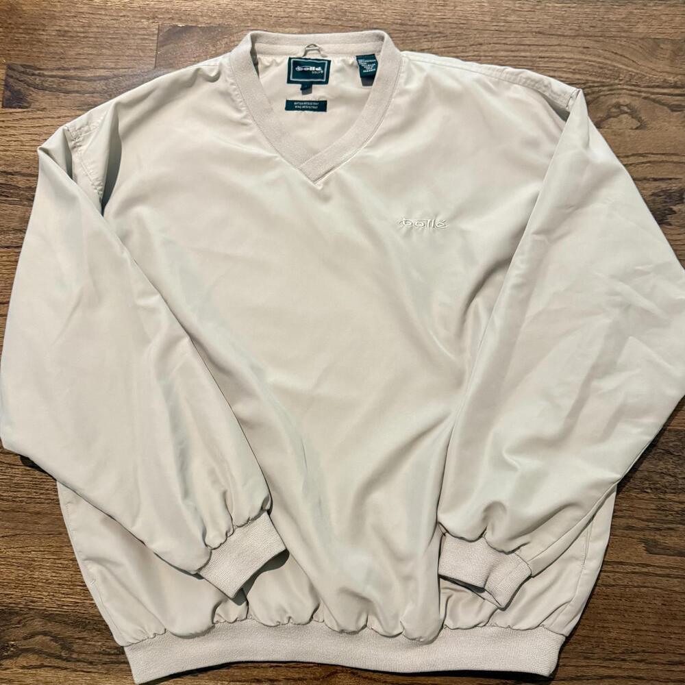 Bolle Golf Men's Water Resistant Windbreaker Pullover Large